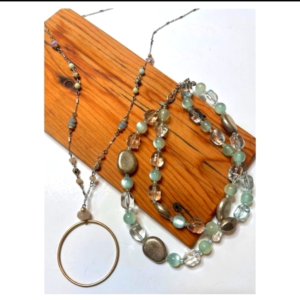 🧿LOVED SET OF GREEN NECKLACES